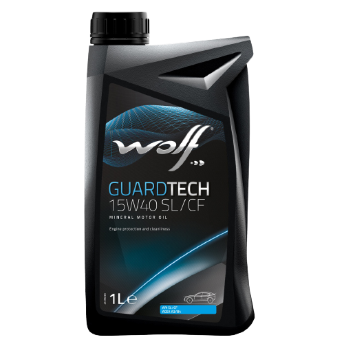 Моторное масло Wolf GuardTech 15W-40 SL/CF, 1л 